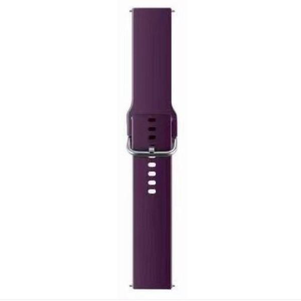 Ремінець Silicon для  20 mm (мет. застібка)  (Dark purple)