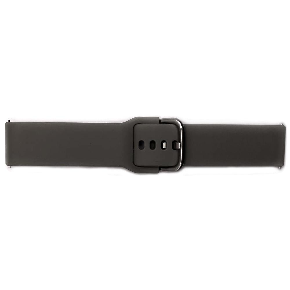 Ремінець Silicon для 22mm (мет. застібка) (Dark grey)