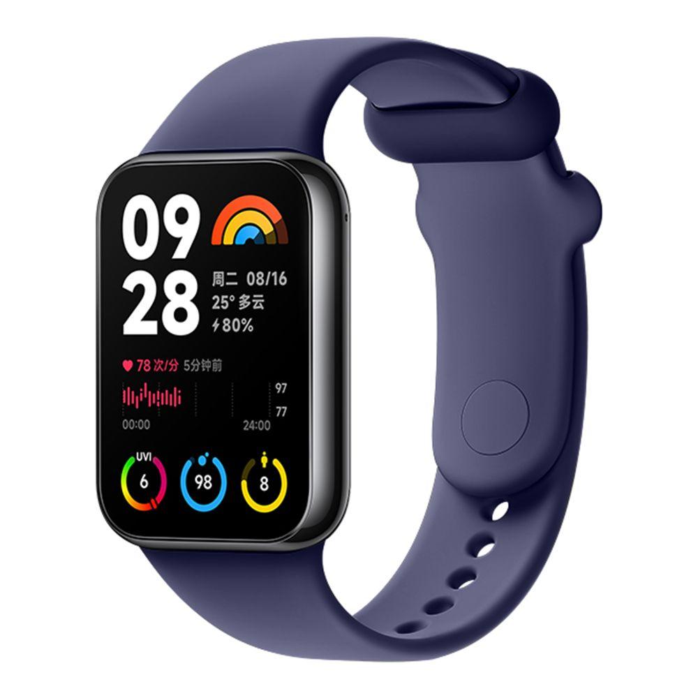 Ремінець для Xiaomi Mi Band 8 Pro/Mi Band 9 Pro/Redmi Watch 4/Redmi Watch 5 Silicone (Midnight Blue)