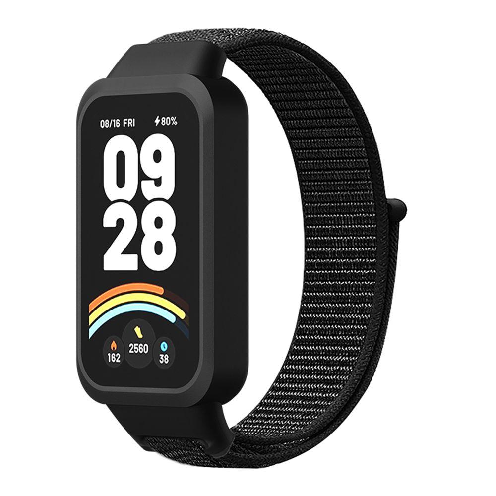 Ремінець NYLON Xiaomi Redmi Smart Band 3/Mi Smart Band 9 Active Black