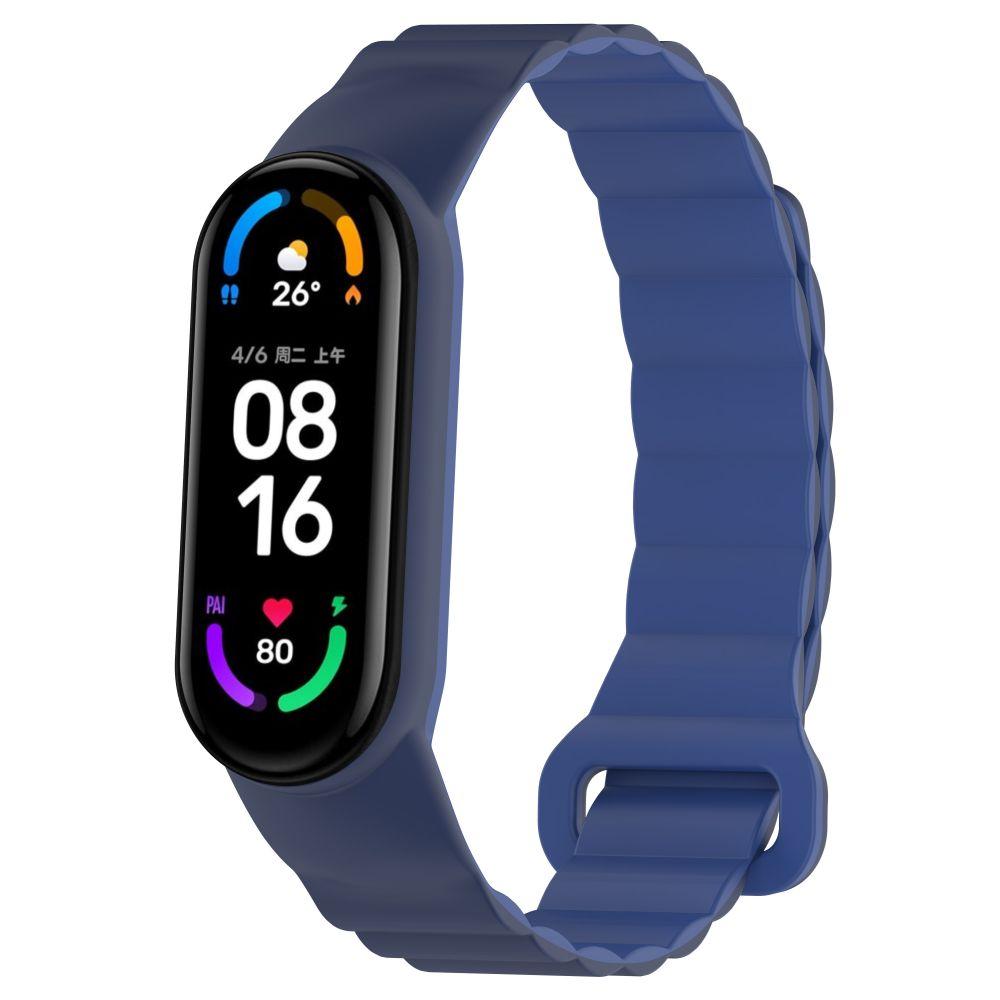 Ремінець для Xiaomi Mi Band 3/4/5/6/7 Silicone Link (dark blue)