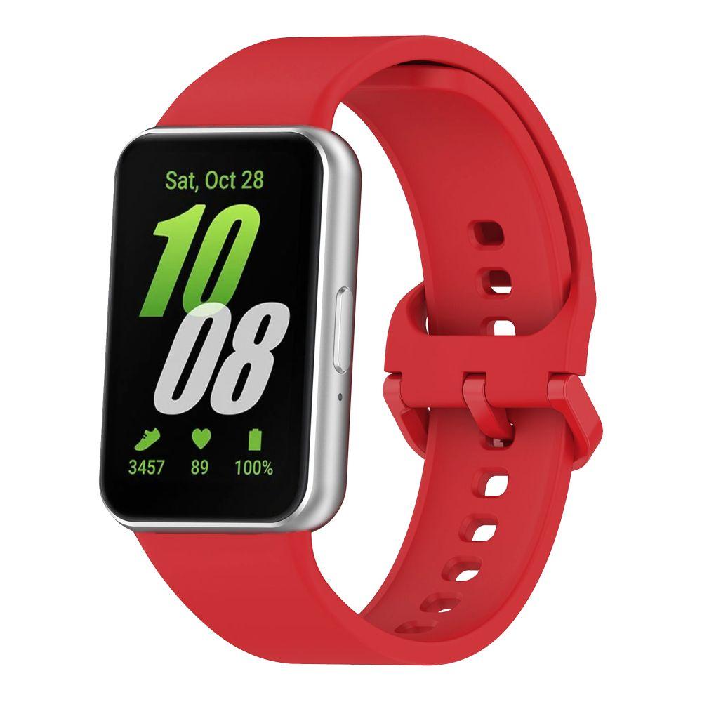 Ремінець для Samsung Galaxy Fit 3 (R390) Silicone (Wine red)