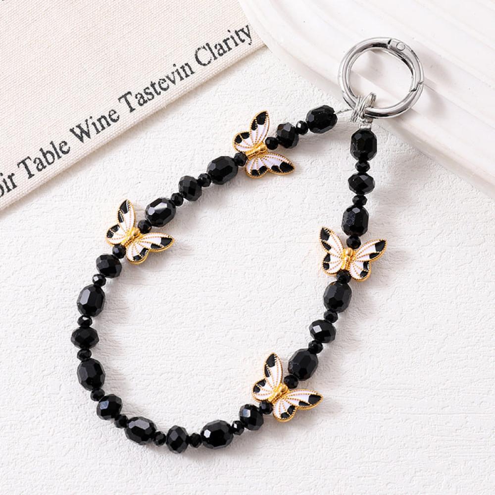 Ремінець-браслет Butterfly для телефону (Чорний)