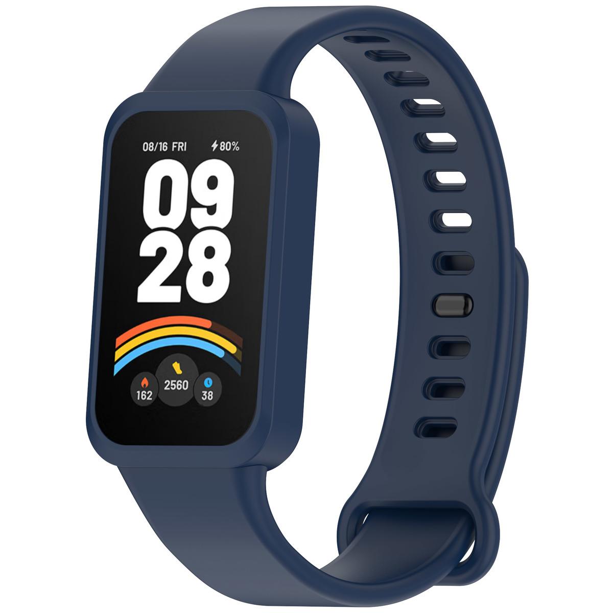 Ремінець Xiaomi Redmi Smart Band 3/Mi Smart Band 9 Active Темно синій