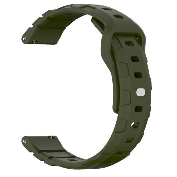 Силіконовий ремінець Defense для Smart Watch 22mm (Dark Olive)