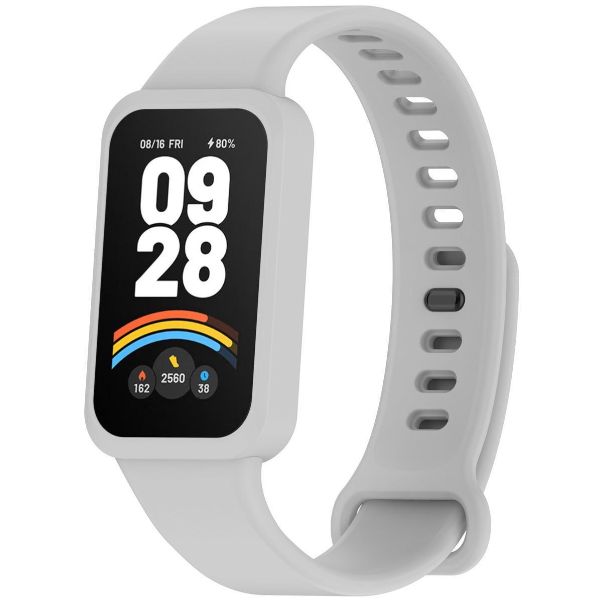 Ремінець Xiaomi Redmi Smart Band 3/Mi Smart Band 9 Active Grey