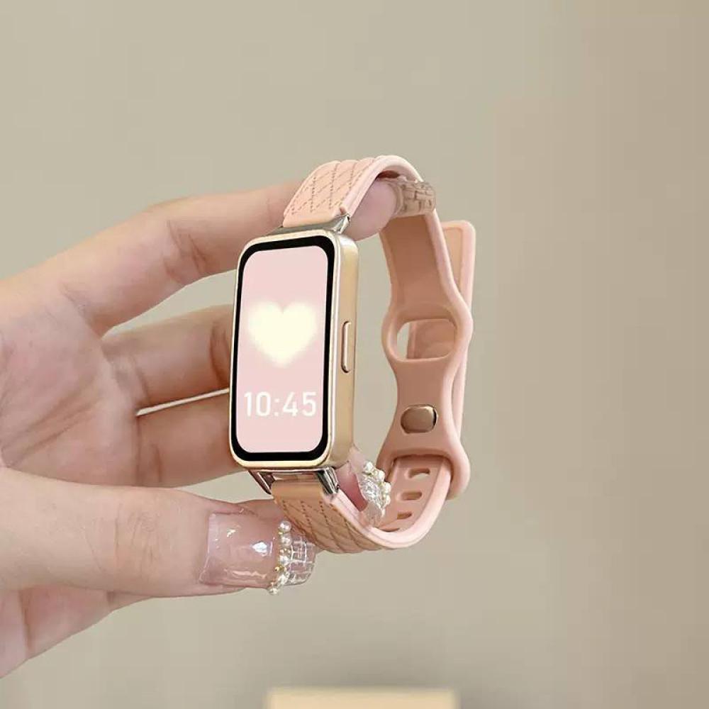 Ремінець Rhombus Strap Mi Smart Band 9 Active / Redmi Smart band 3 (Pink sand)