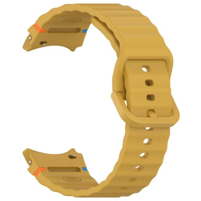 Ремінець для Samsung Watch 8 Silicone seam  (Citrus)