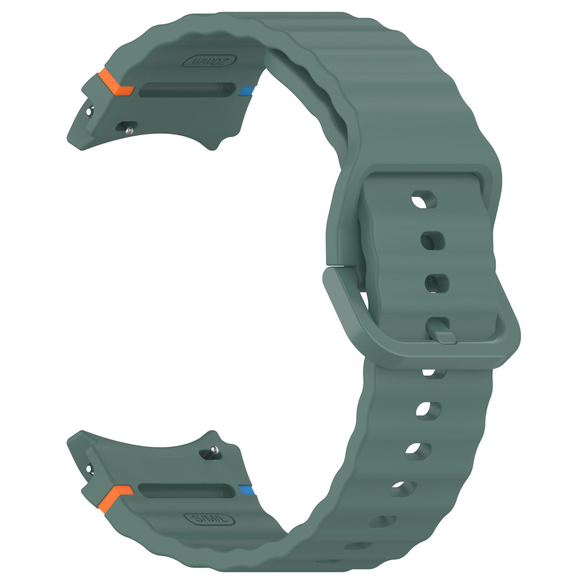 Ремінець для Samsung Watch 8 Silicone seam  (Khaky)