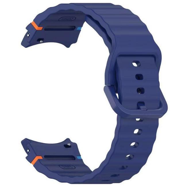 Ремінець для Samsung Watch 8 Silicone seam  (Deep Blue)