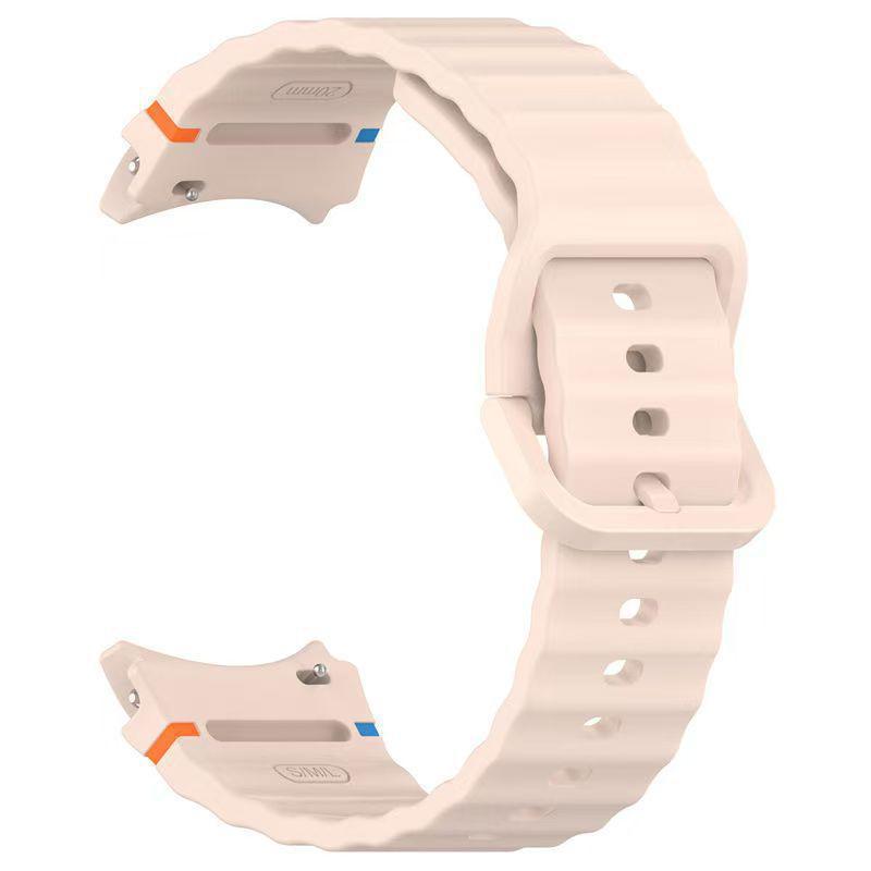 Ремінець для Samsung Watch 8 Silicone seam  (Sand)