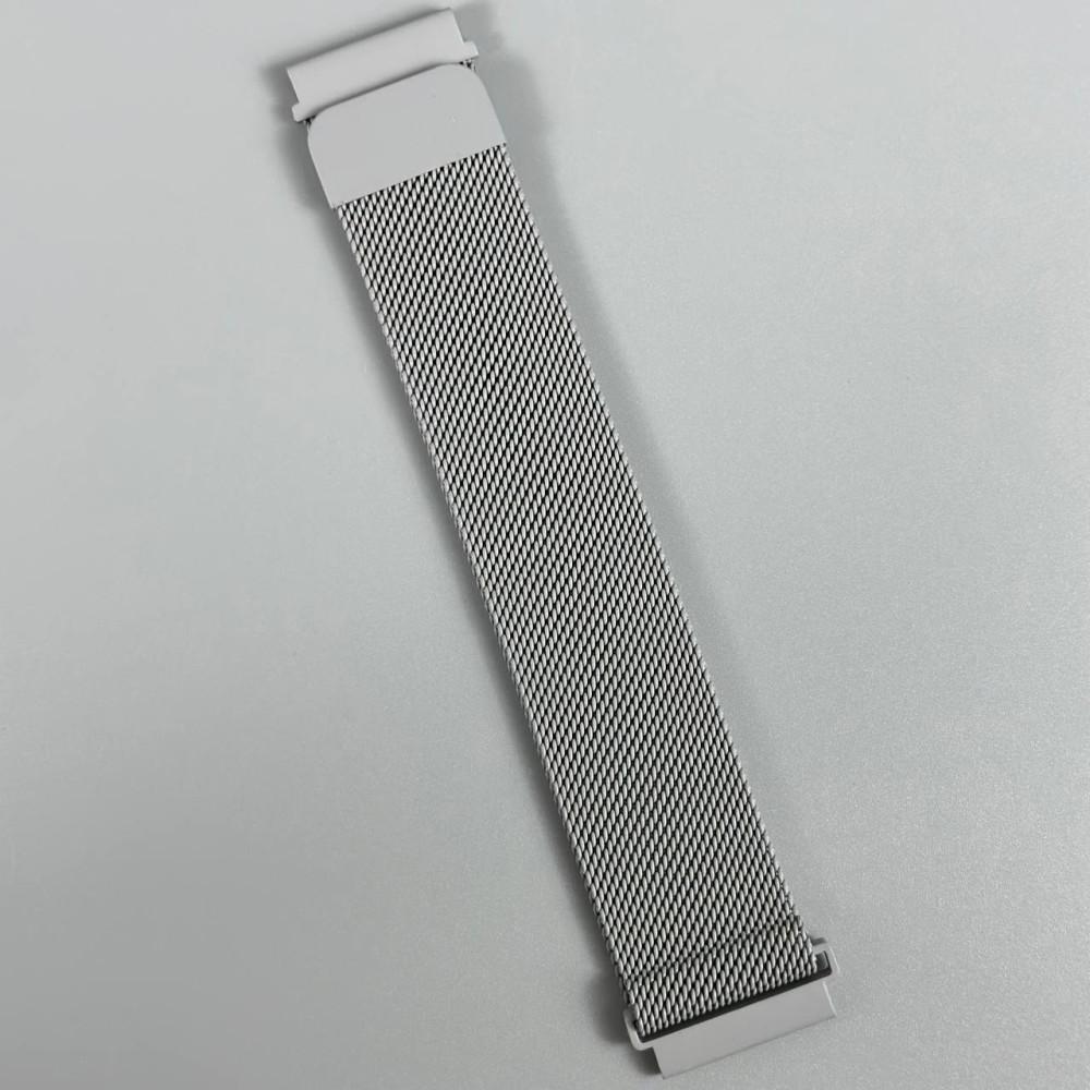 Ремінець Milanese Loop для Xiaomi Amazfit /Samsung 20 mm (Light grey matte)