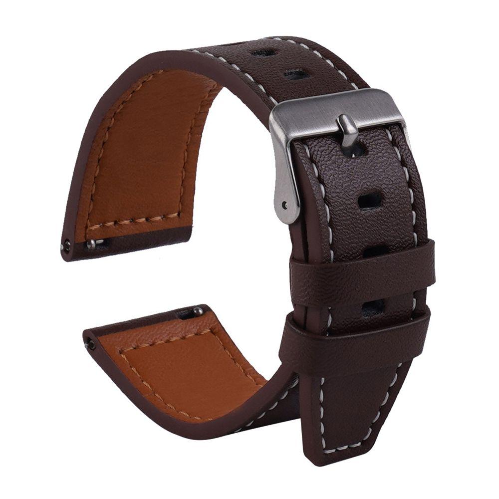 Ремінець Leather bracelet 22mm (Brown)