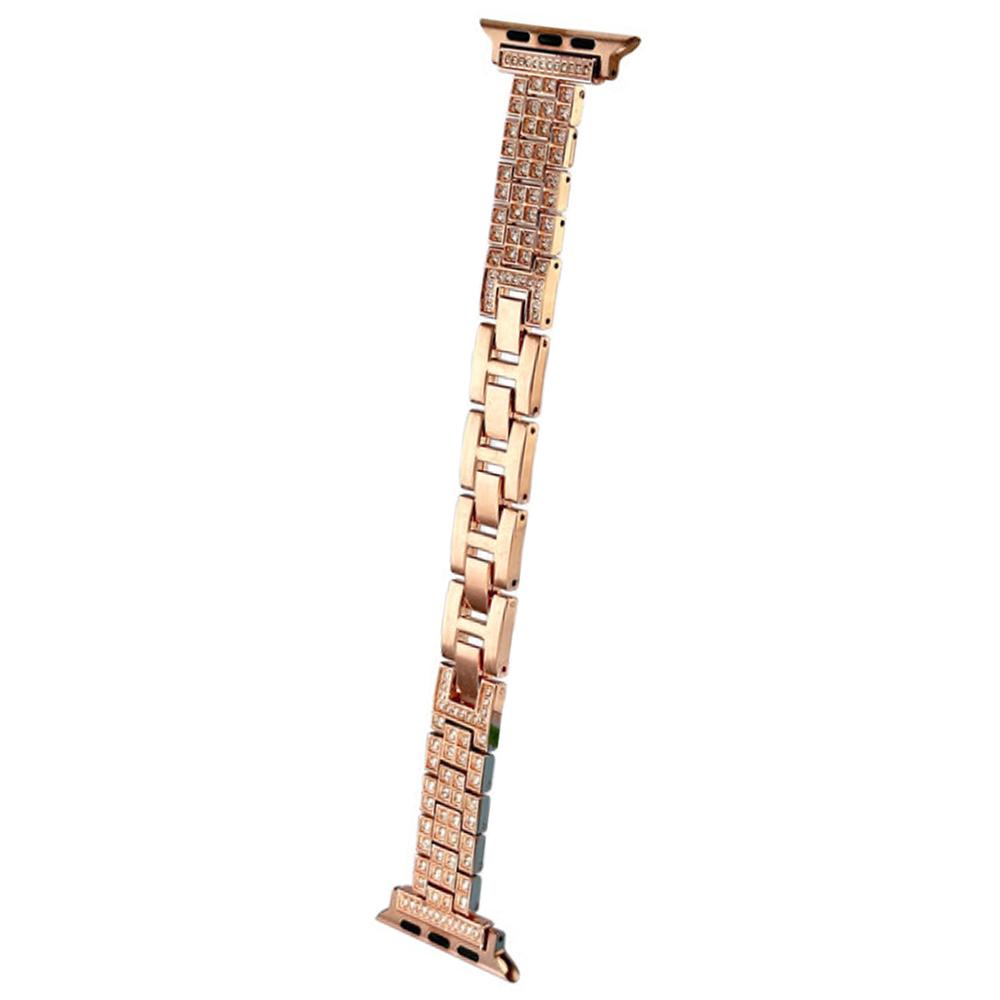 Ремінець Bling Strap для Apple Watch 38/40/41 mm рожеве золото