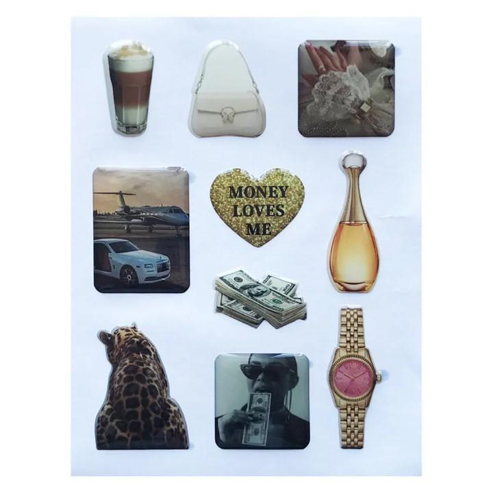 Набір наклейок 3D STICKERS Fashion style 15