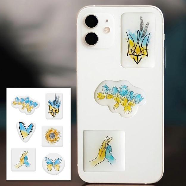 3D стікери "Україна в моєму серці"