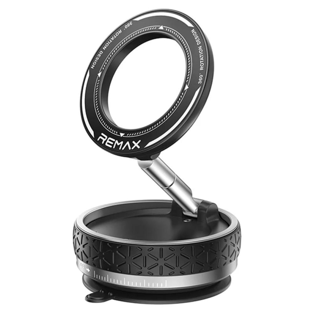 Holder Remax RM-C51 vacuum suction cup Magnetic (Чорний)