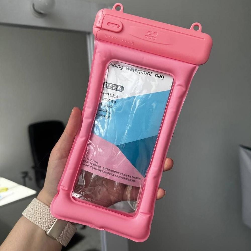 Аквачохол Sliding Waterproof Case (Рожевий)