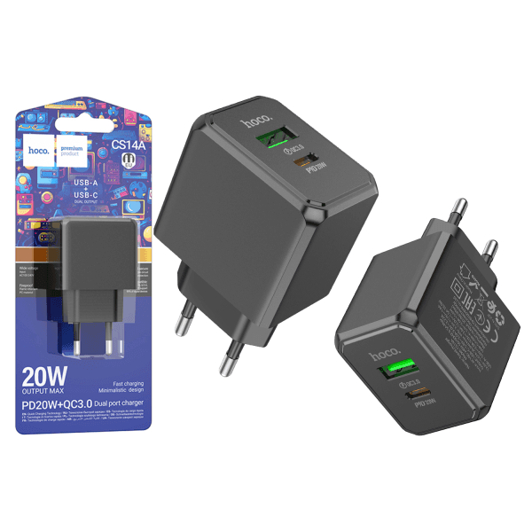 СЗУ HOCO CS14A PD20W+QC3.0