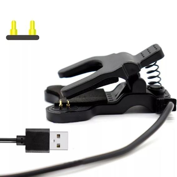 Кабель для зарядки 2 Pin Clip (Чорний)