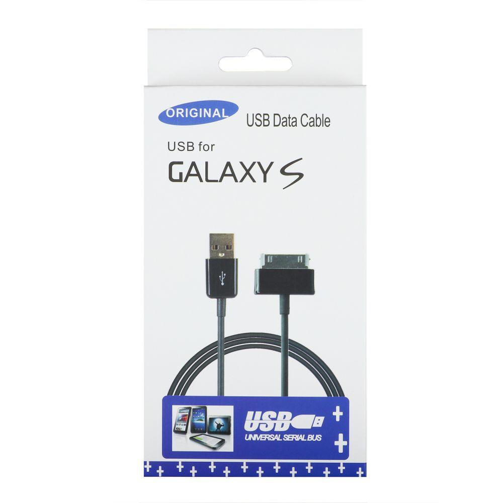 Кабель USB Samsung P1000 30PIN (Чорний)