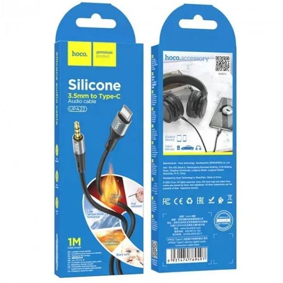 AUX Cable HOCO UPA22 (Type-C to 3.5mm) чорний