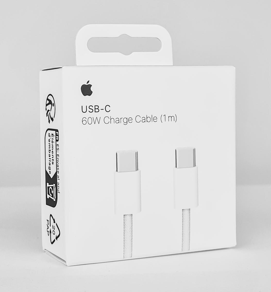 USB-C to USB-C Cable 60W 1m MW493ZM/A (White)