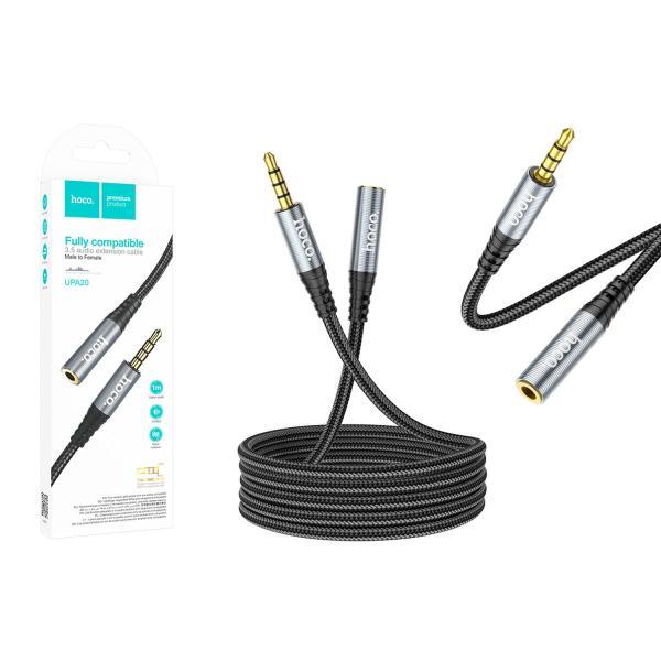 AUX-Кабель  Hoco UPA20 (1m) Black