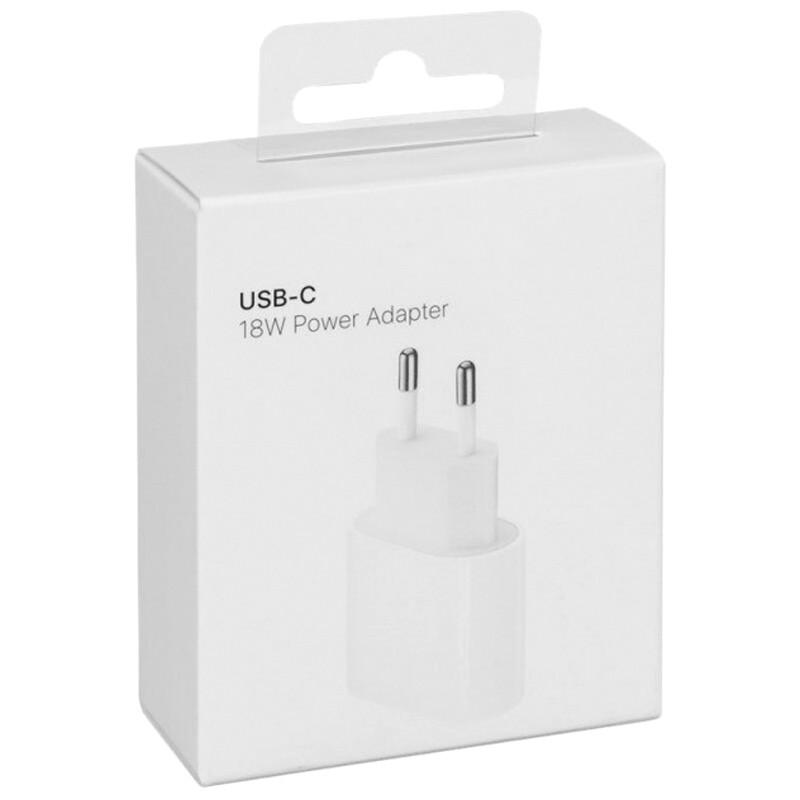 Адаптер мережевий для Apple 20W Type-C Power Adapter (AAA) білий