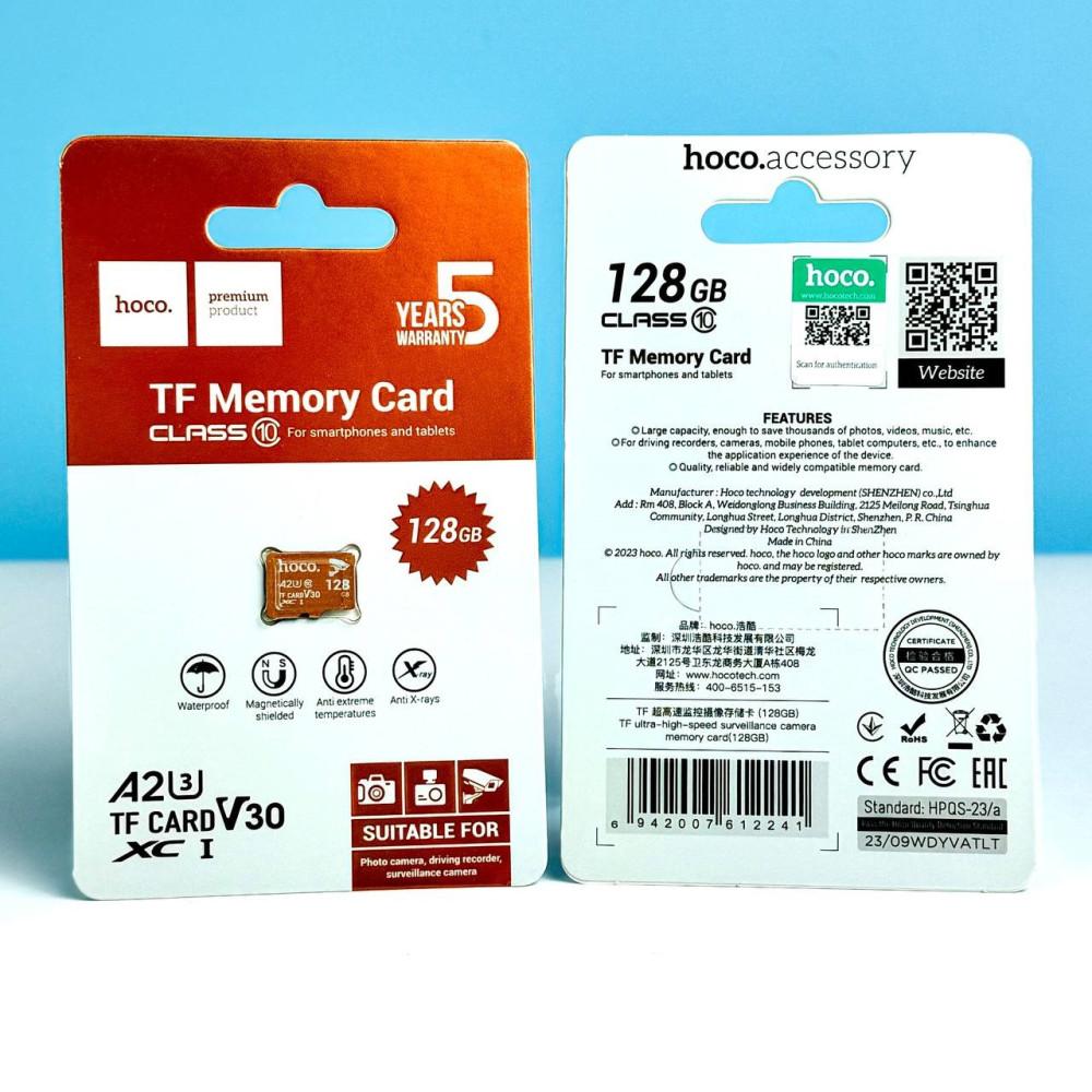 Карта пам`яти MicroSD Hoco 128GB