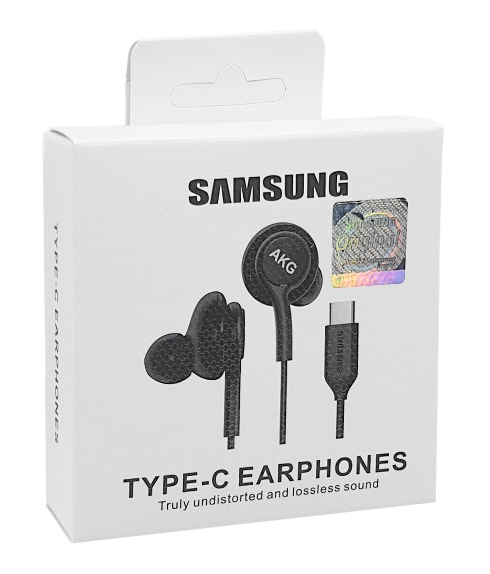 Гарнітура AKG by Samsung EO-IG100BBEGWW Type-C (вакуум) (Чорний)