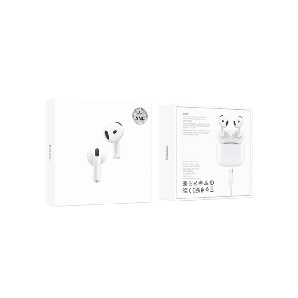 Навушники Bluetooth Hoco EW85 True wireless ANC noise reduction BT headset White