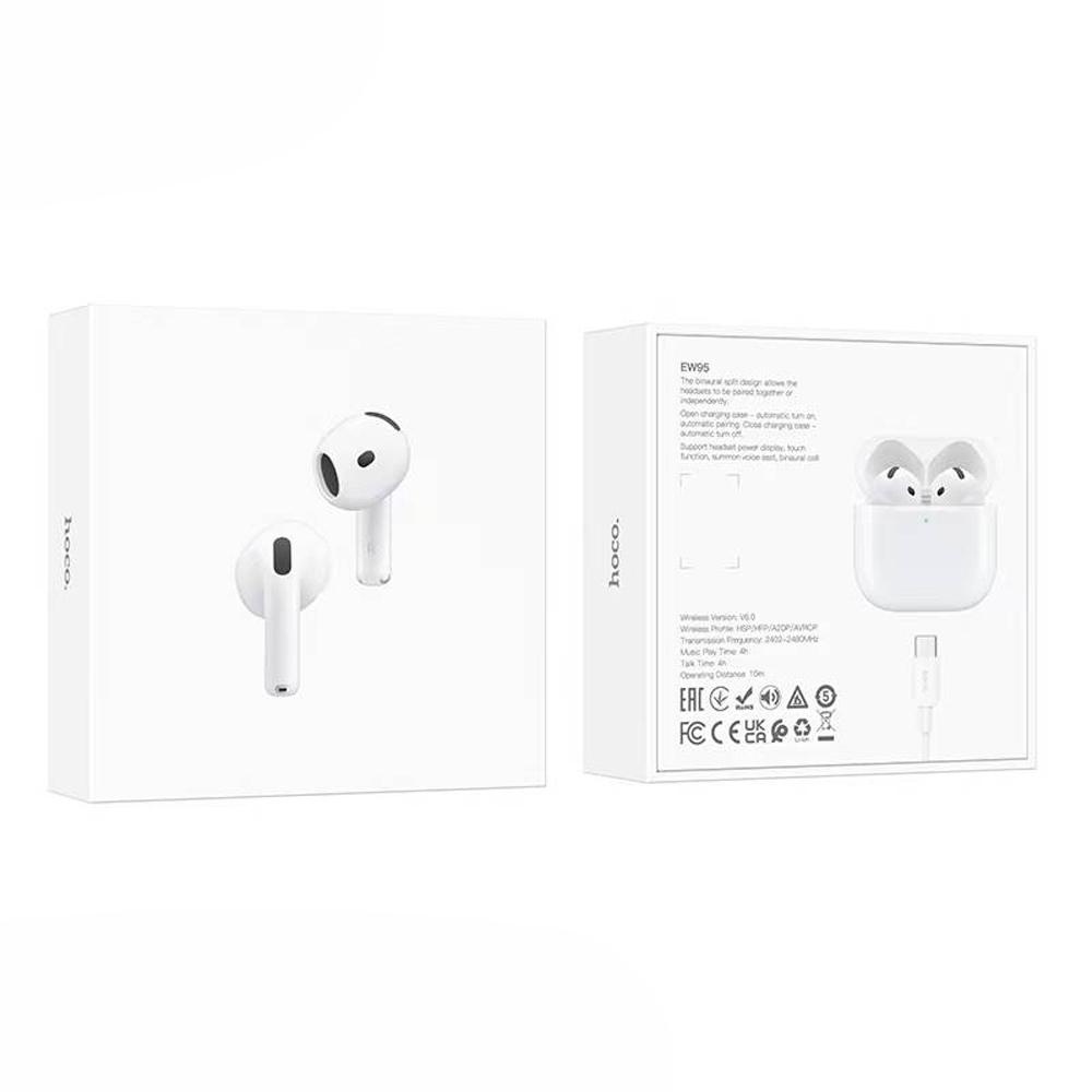 Навушники Bluetooth Hoco EW95 True wireless stereo headset White