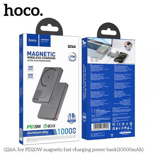 Power bank Hoco Q26A Joy PD20W 10000mAh Metal Gray