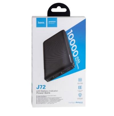 Power Bank Hoco J72 Easy travel 10.000mAh/LED (Чорний)