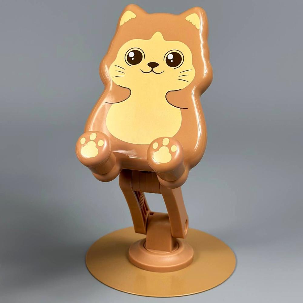 Настільна підставка для телефону S112 Animals 360° Rotation (Котик)