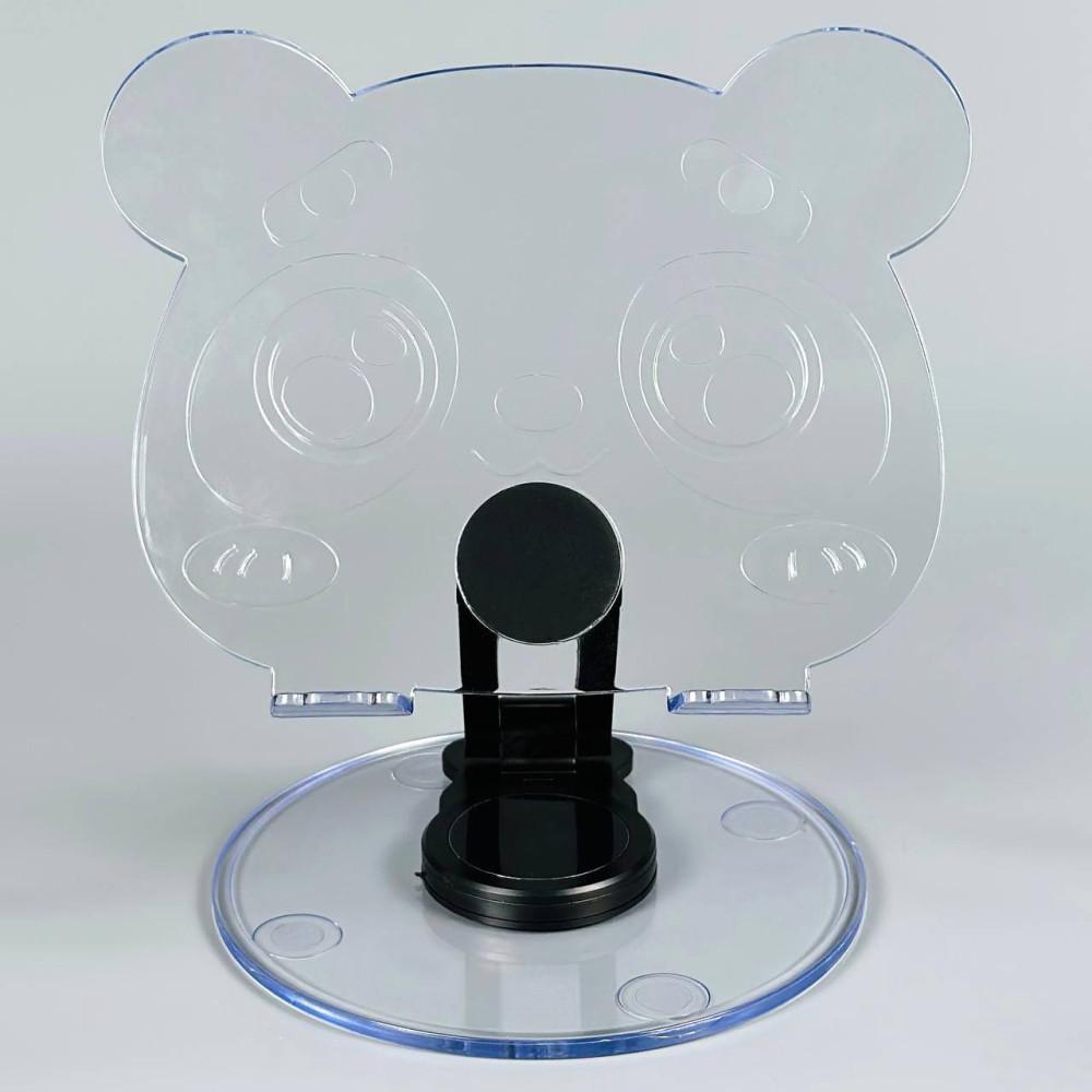 Настільна підставка для планшета та телефона S117 Panda  360° Rotation (16-19cm) (Чорний)