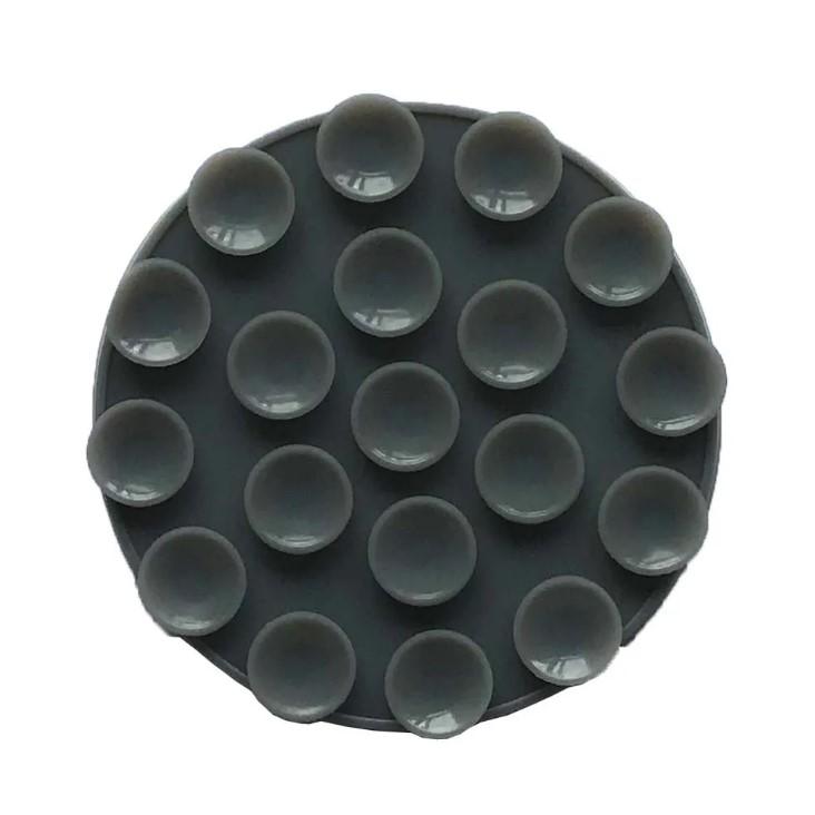 Силіконова тримач-присоска двостороння для телефону Double Side Silicone Round (Сірий)