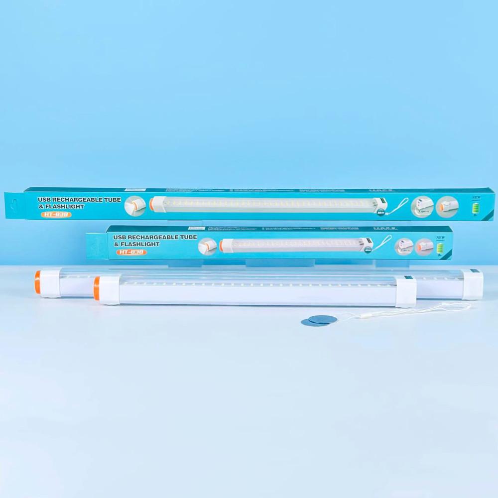 Світлодіодна лампа HT-838 120W 2400 mAh 50 cm + ліхтарик