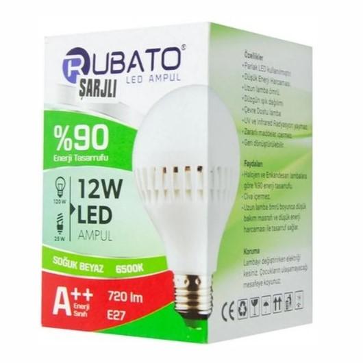 Акумуляторна лампочка Rubato 12W 720lm E27 (White)