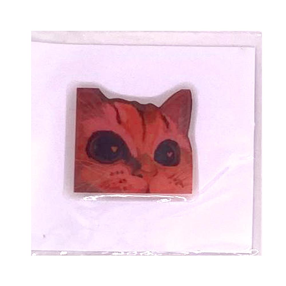 3D Sticker (26 - Surprised cat)