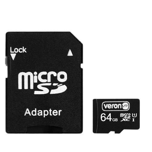 Карта пам`яті 64GB Veron microSDXC (UHS-3) class 10 with adapter