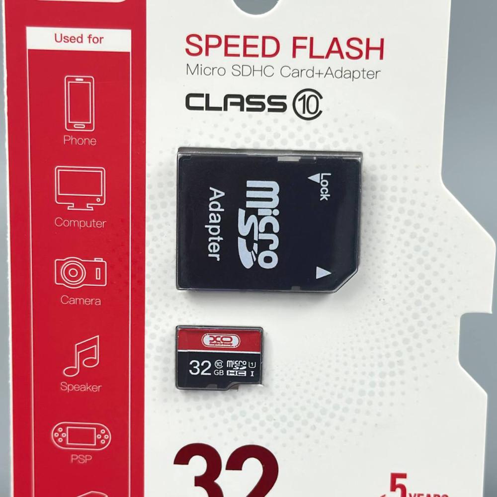 Карта пам`яті XO High level 32Gb 10 Class з адаптером SD