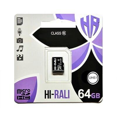 Карта пам`яті Hi-Rali 64gb 10 Class без адаптера