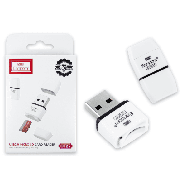 Card reader EARLDOM ET-OT27 micro SD білий