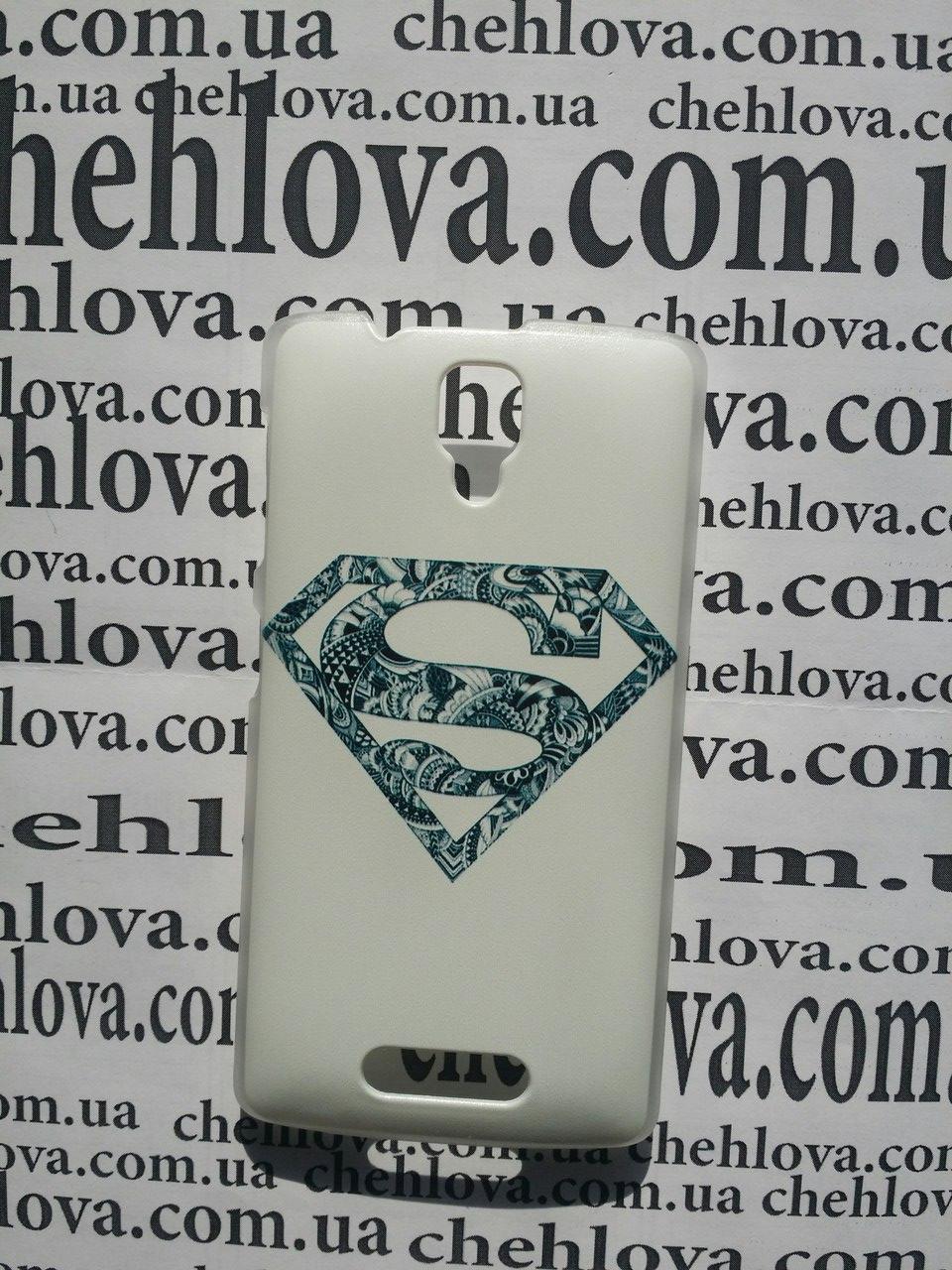 Накладка для Lenovo A1000 A2800d "Superman" (пластик)