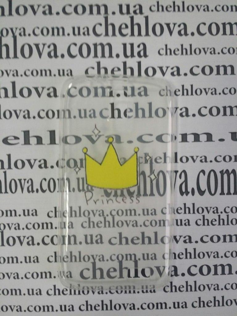 Накладка для Lenovo A328  "Princess" (прозорий силікон)