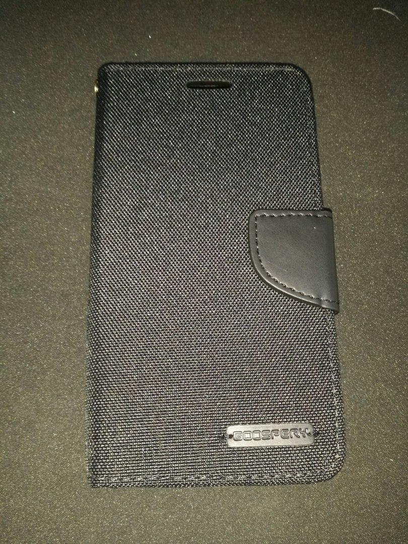 Книжка Goospery Canvas для Lenovo K3 A6000/6010 чорна