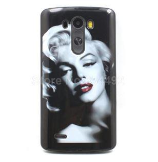 Накладка для LG G3 D855 "Монро" (чорний силікон)