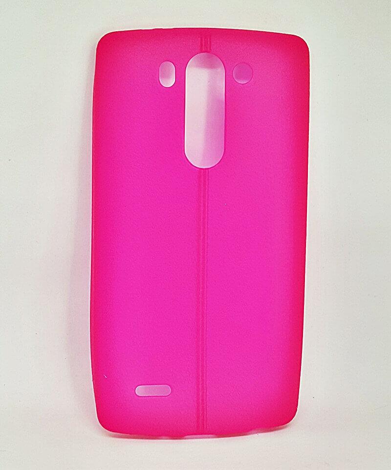 Чохол-накладка для LG G3 Mini рожевий силікон